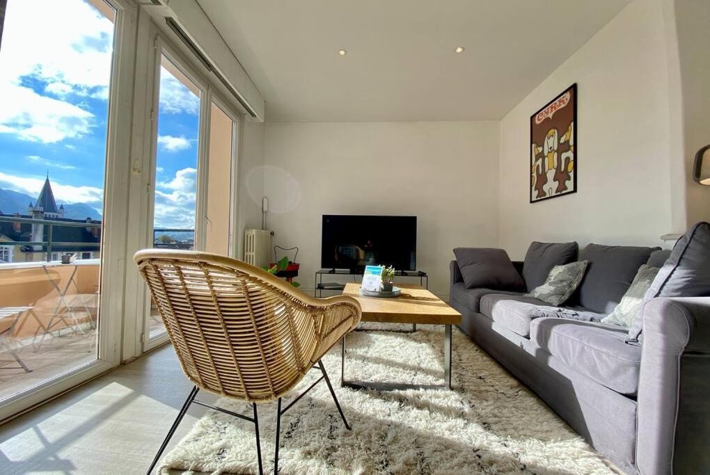 Toit-Terrasse Traversant Plein Centre 100M Du Lac Apartment Annecy Ngoại thất bức ảnh